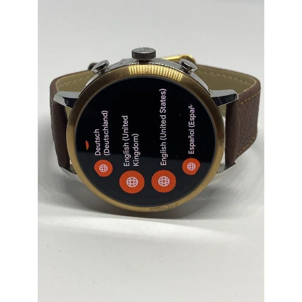 Fossil Gen 4 Authentic Digital Dial Smart Watch Custom Band FTW6016 AB384